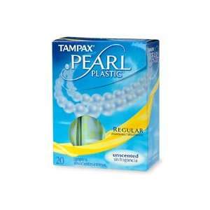  Tampax Pearl Tampons With Plastic Applicator, Regular A 