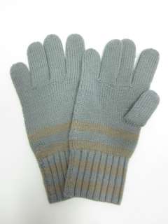 BONPOINT Boys Tan Gray Knit Gloves Size 2  