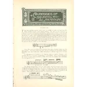   1892 Curiosities of Musical Literature Verdi Mascagni 