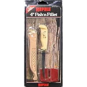  Rapala Fishing Lures Fillet Knife 4 inch With Sharpener 