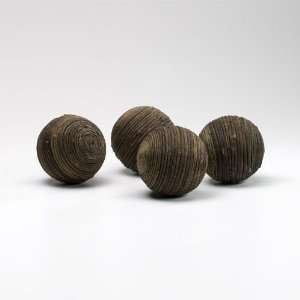    Cyan Design 02562 Walnut 5.5 Large Wood Sphere