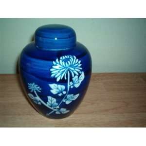   Oriental Style Floral Vase By Takahashi San Francisco 