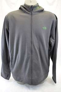 THE NORTH FACE SURGENT FULL ZIP HOODIE GREY 1/2 GREEN  