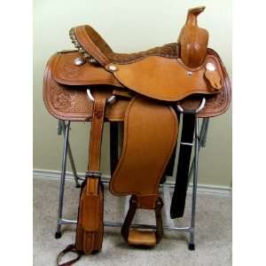  NEW 15½ BILLY COOK TEAM ROPING SADDLE Sports 