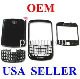 OEM Blackberry Curve 8520 Housing Black * T Mobile *  