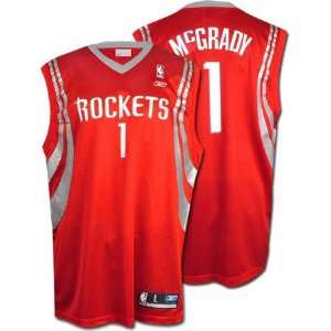  Tracy McGrady Red Reebok NBA Replica Houston Rockets Youth 