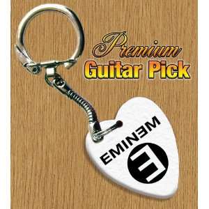  Eminem Keyring Bass Guitar Pick Both Sides Printed 