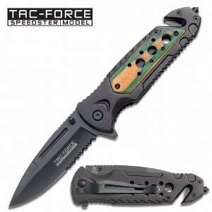 25 Tac Force Baron Spring Assisted Rescue Knife   Multi Color 