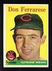 DON FERRARESE indians 1958 TOPPS # 469 EXCELLENT NO 