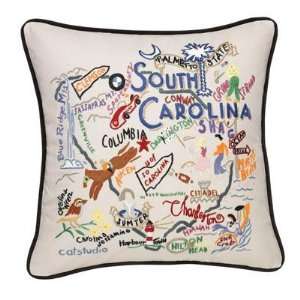  South Carolina State Pillow by Catstudio