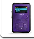 Audio Video iPod  Store   SanDisk Sansa Clip+ 4GB White  Player 