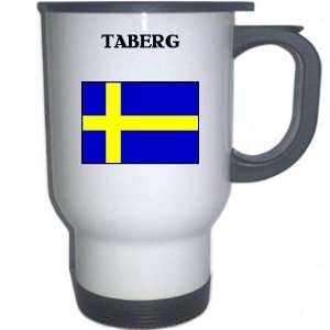  Sweden   TABERG White Stainless Steel Mug Everything 