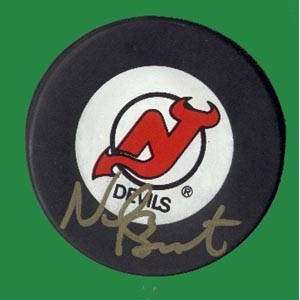  Neal Broten Autographed Hockey Puck