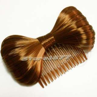 Bowknot Bow Wig Hair Comb Hairpin  