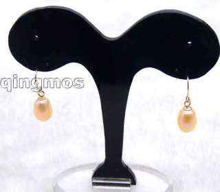 You are bid a high quality AAA Grade 8*9MM drop pearl earrings,Super 