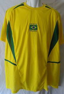 Brazil Brasil 10 Ronaldhino Futbol Soccer Shirt Adult L  
