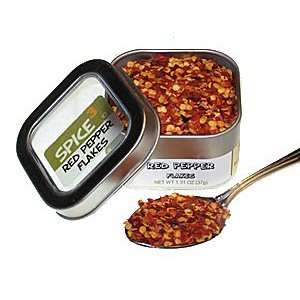 Red Pepper Flakes Tin Grocery & Gourmet Food