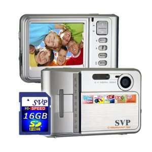  SVP Xthinn 8061 Silver 12MP Max 2.8 inch LCD Slim Digital 