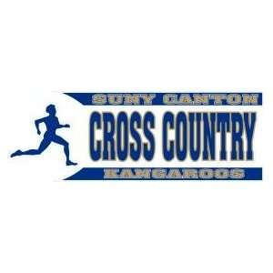  DECAL B SUNY CANTON KANGAROOS CROSS COUNTRY WITH LOGO   9 