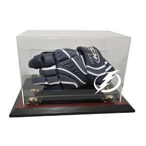  Tampa Bay Lightning Hockey Glove Display Case with 
