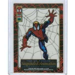  SPIDERMAN 1994 SUSPENDED ANIMATION CLEAR CELL #10 0F 12 