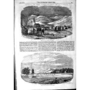  1854 Fingask Curling Match Sport Invernytie Loch Perth 