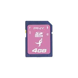  PNY Susan G Komen 4GB Secure Digital High Capacity (SDHC 