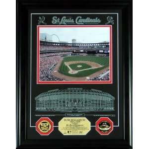  Busch Stadium Final Season Archival Etched PhotoMint 