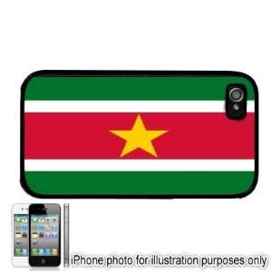 Suriname Surinam Flag Apple iPhone 4 4S Case Cover Black