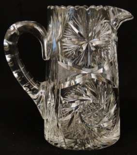 BEAUTIFUL Antique American Brilliant Cut Glass Crystal Elegant 