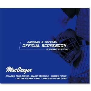  MacGregor® Baseball/Softball Scorebook Oversized