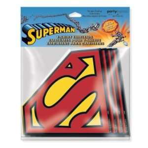  Superman Returns T Shirt Emblems   4 Count Toys & Games