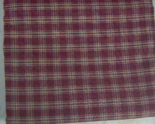 Country Wine Tan Plaid Sturbridge Cotton Table Cloth 60x84  
