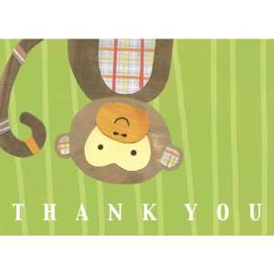  Monkey Thank You Notes Baby