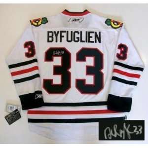  Autographed Dustin Byfuglien Uniform   Rbk Sports 