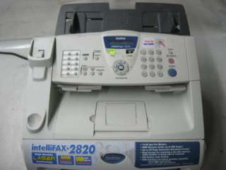 Brother Intellifax 2820 Laser Fax/Copier PC 6049 USB  