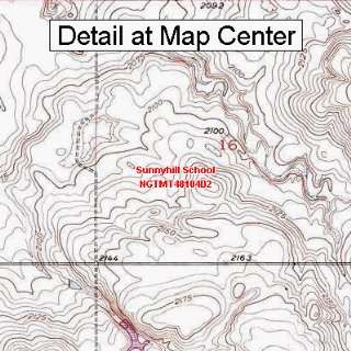  USGS Topographic Quadrangle Map   Sunnyhill School 