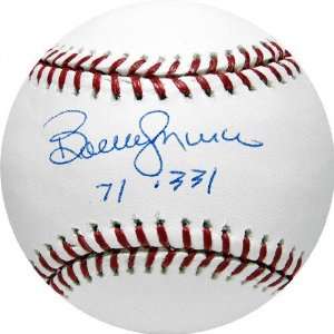  Bobby Murcer Autographed Baseball with 71 and .331 