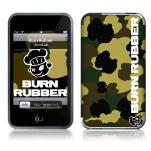  Music Skins MS BURN10130 iPod Touch  1st Gen  Burn Rubber 