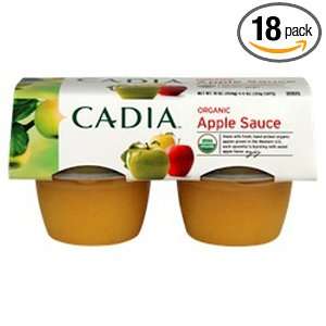 Cadia Organic Natural Apple Sauce Cups Grocery & Gourmet Food