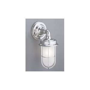   Compton 1 Light Outdoor Wall Light in Gun Metal with Shiny Opal glass