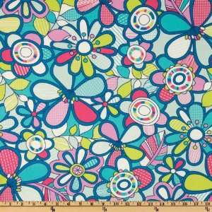  44 Wide Summersault Hide and Seek Sky Fabric By The Yard 