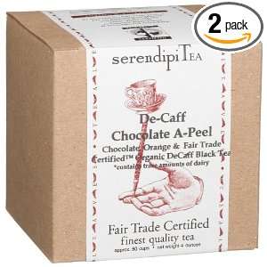 SerendipiTea De Caff Chocolate A Peel, Chocolate, Orange & Organic 