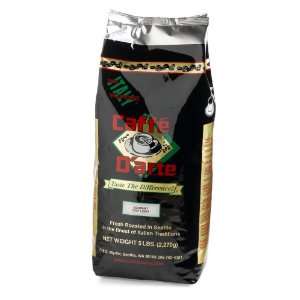 Caffe Darte Gourmet Light Whole Bean Coffee, 5 Pound Foil Bag