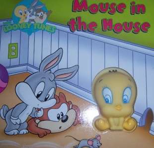   Squeeky Book, Tweety, Taz, Bugs Bunny, Baby Shower, Birthday  