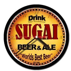  SUGAI beer and ale cerveza wall clock 