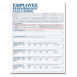 Employee Performance Evaluation   Min Quantity of 50 