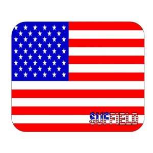  US Flag   Suffield, Connecticut (CT) Mouse Pad 