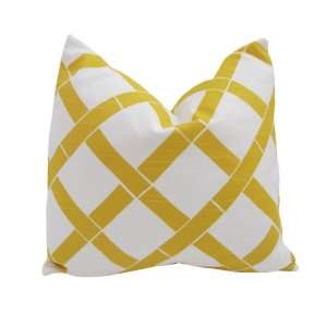  Decorative Designer Pillow Cover 18 inch Canary Yellow 