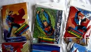 Wholesale Lot of 24 Superman Coloring Book with crayons sets.